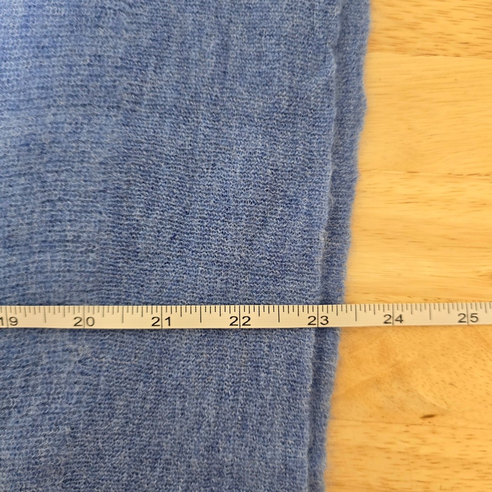 Madewell Periwinkle Blue V Neck‎ Alpaca Blend Knit Sweater Women's Size XXS - Picture 6 of 8